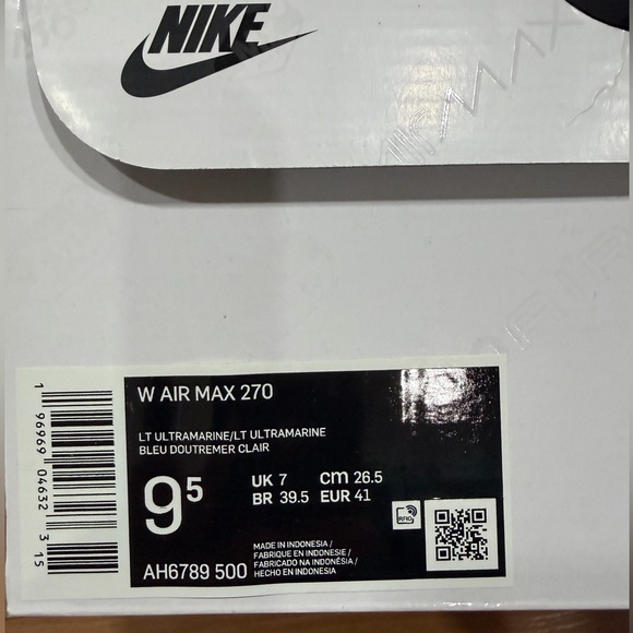 Nike Air Max 270 Light Ultramarine (Women's) - Picture 9 of 11